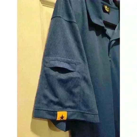 Outsideca‎ Men’s 3XL Tactical Short Sleeve Polo Shirt, Blue With Arm Pocket - Picture 3 of 6
